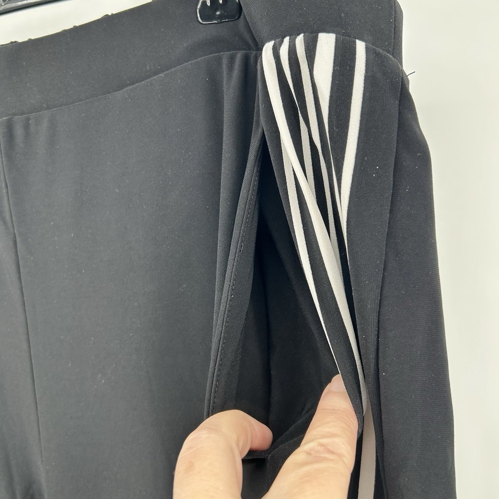 Attitudes by Renee Womens 1X La Roma Jersey Wide Leg Pants Black Lounge NWT - Picture 4 of 9